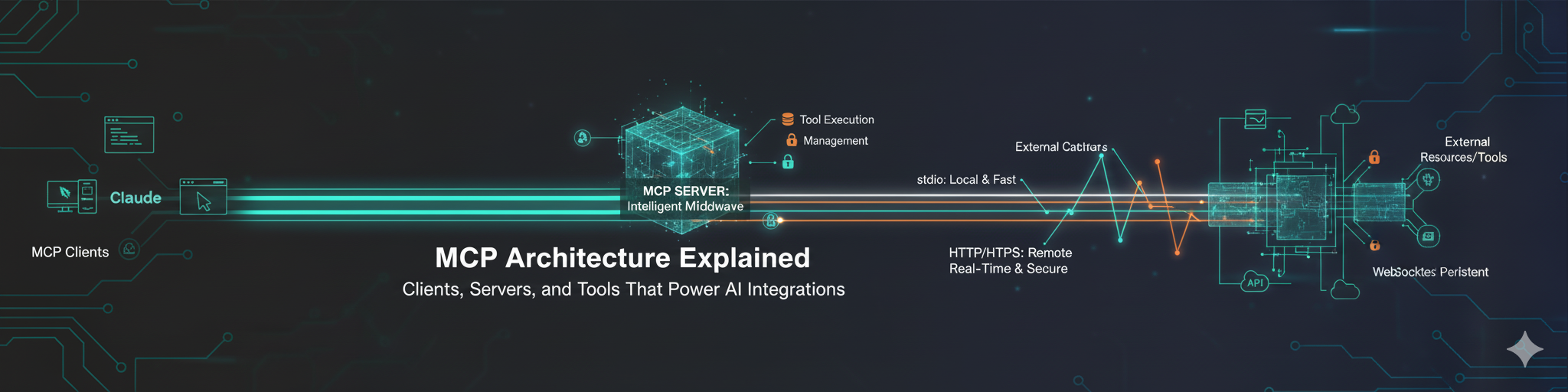 MCP Architecture Explained: Clients, Servers, and Tools That Power AI Integrations