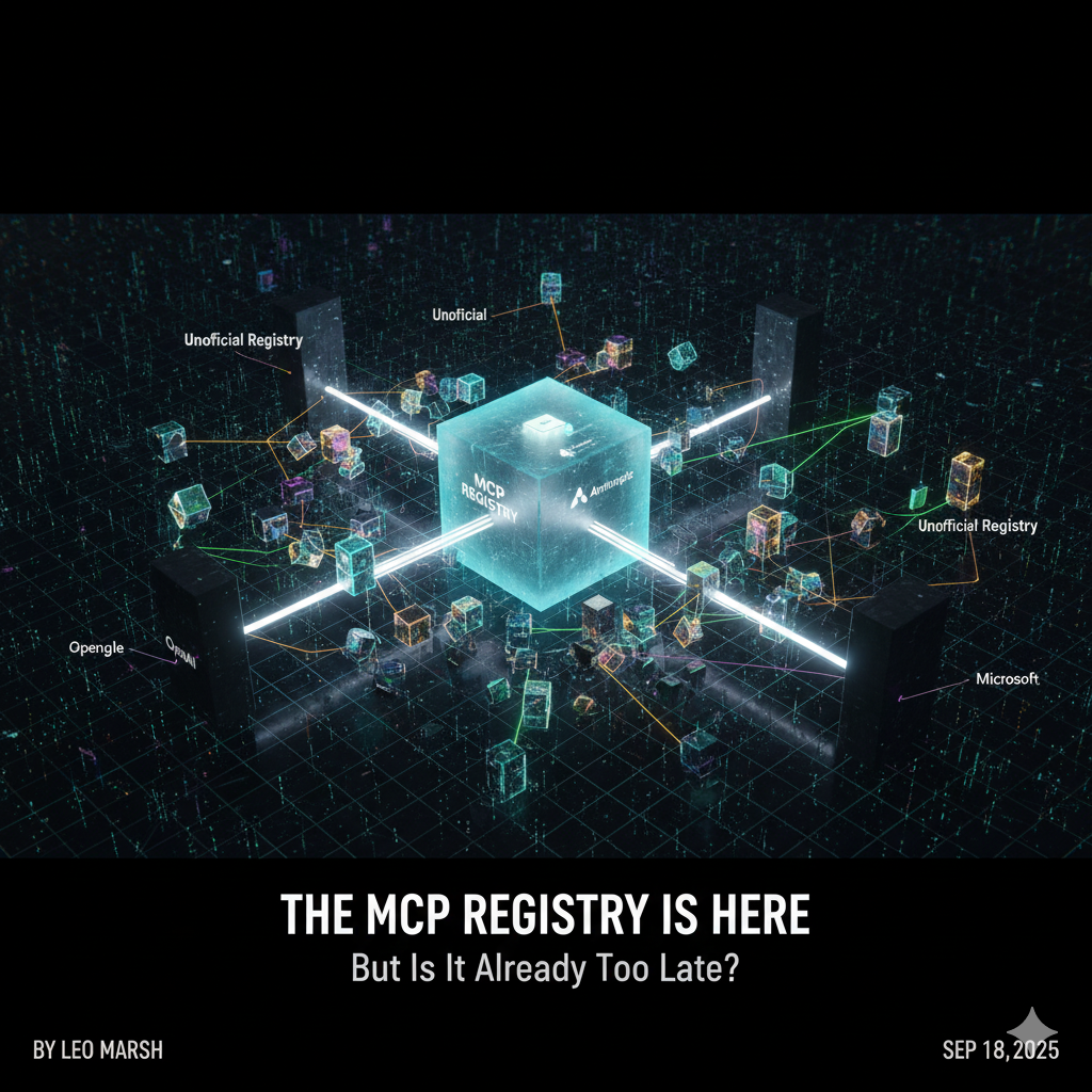The MCP Registry Is Here - But Is It Already Too Late?
